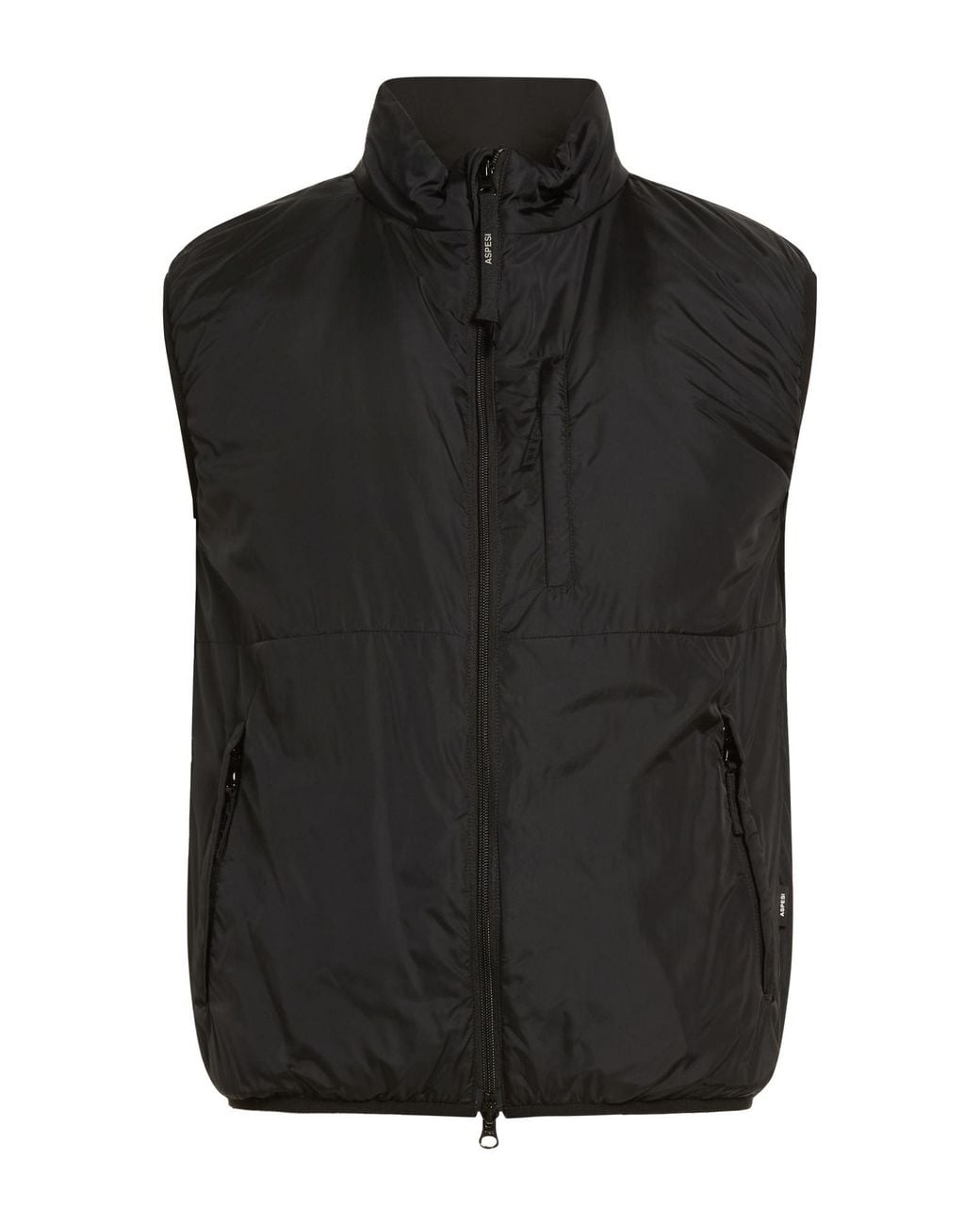 Aspesi Black Vest Polyamide for men