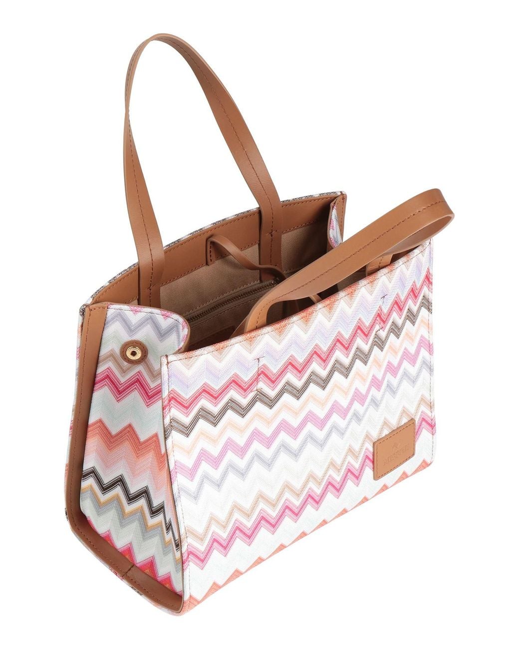 Missoni Pink Handbag Textile Fibers