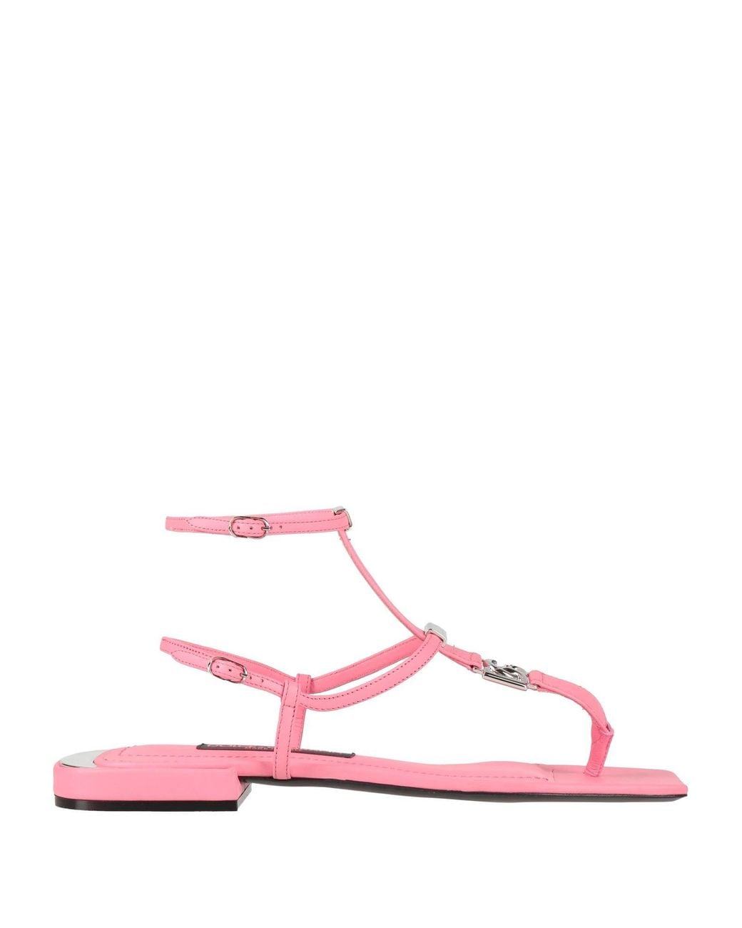 Dolce & Gabbana Pink Thong Sandal