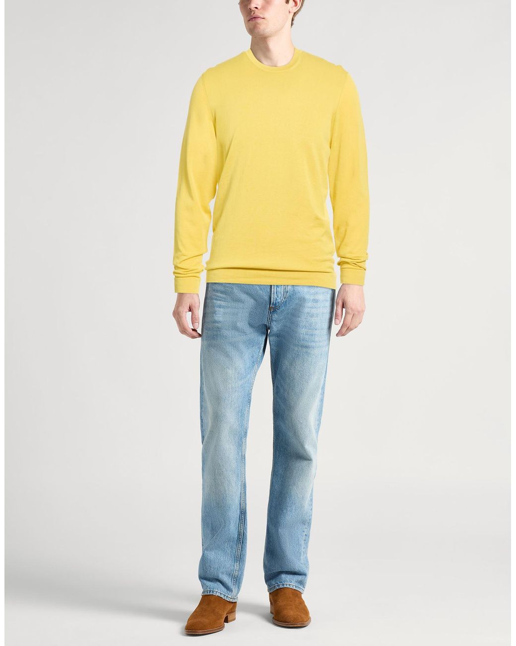 Pullover di Drumohr in Yellow da Uomo