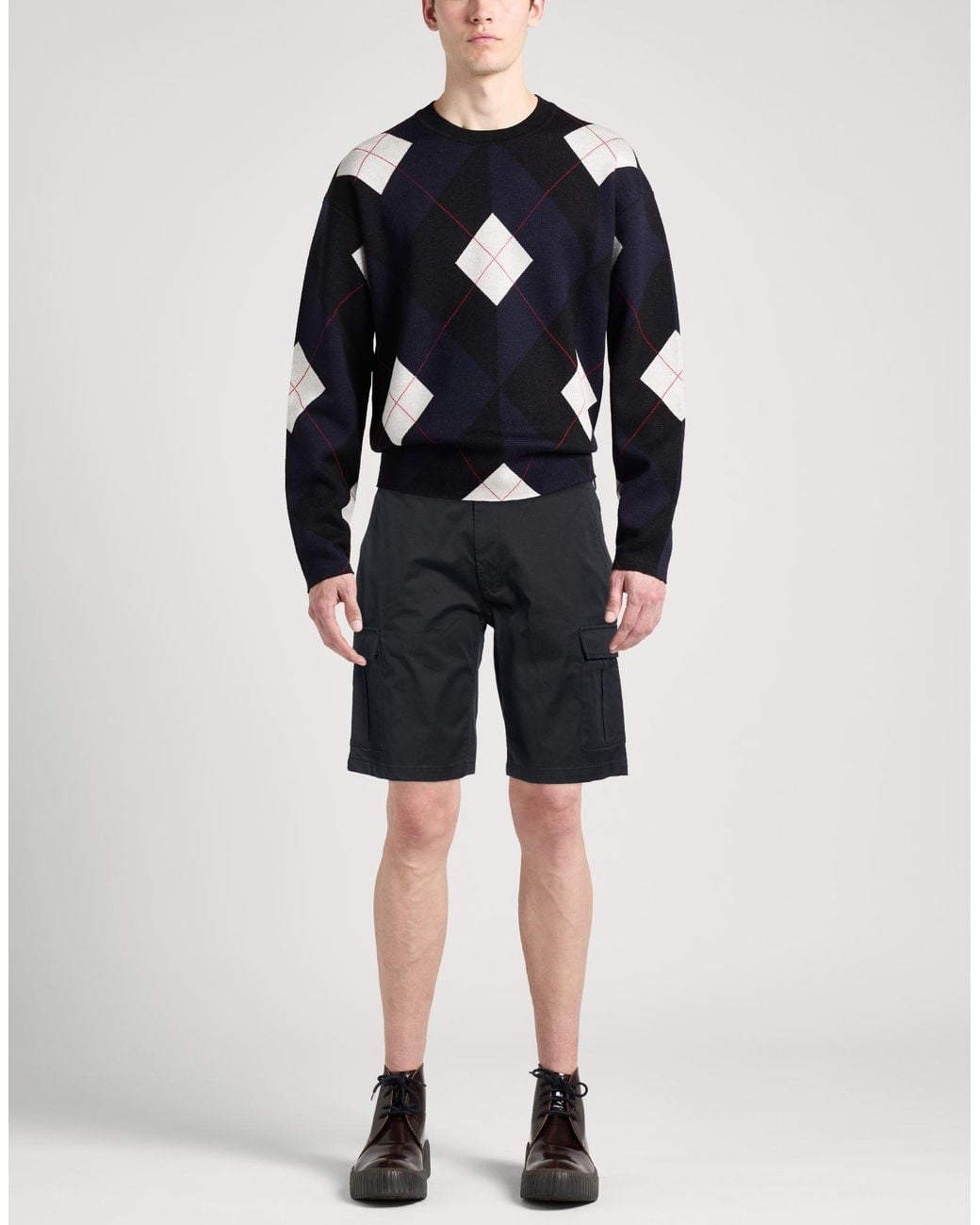 BE ABLE Blue Midnight Shorts & Bermuda Shorts Cotton, Elastane for men