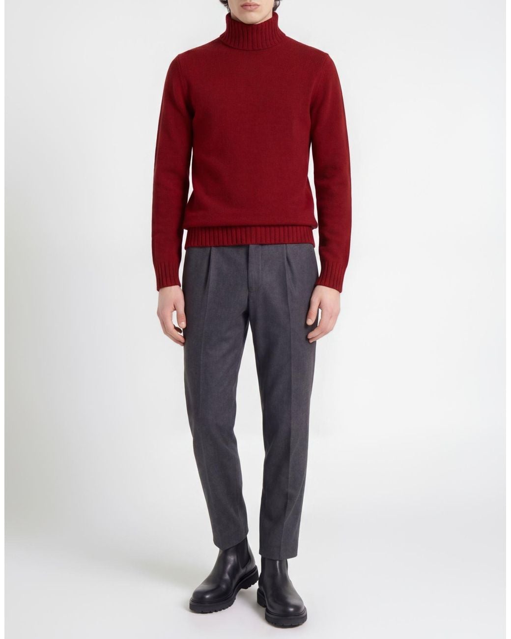 Messagerie Red Turtleneck for men