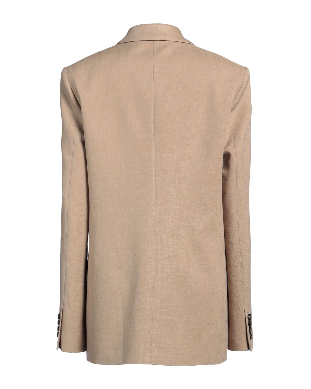 MSGM Natural Sand Blazer Viscose, Polyester, Elastane