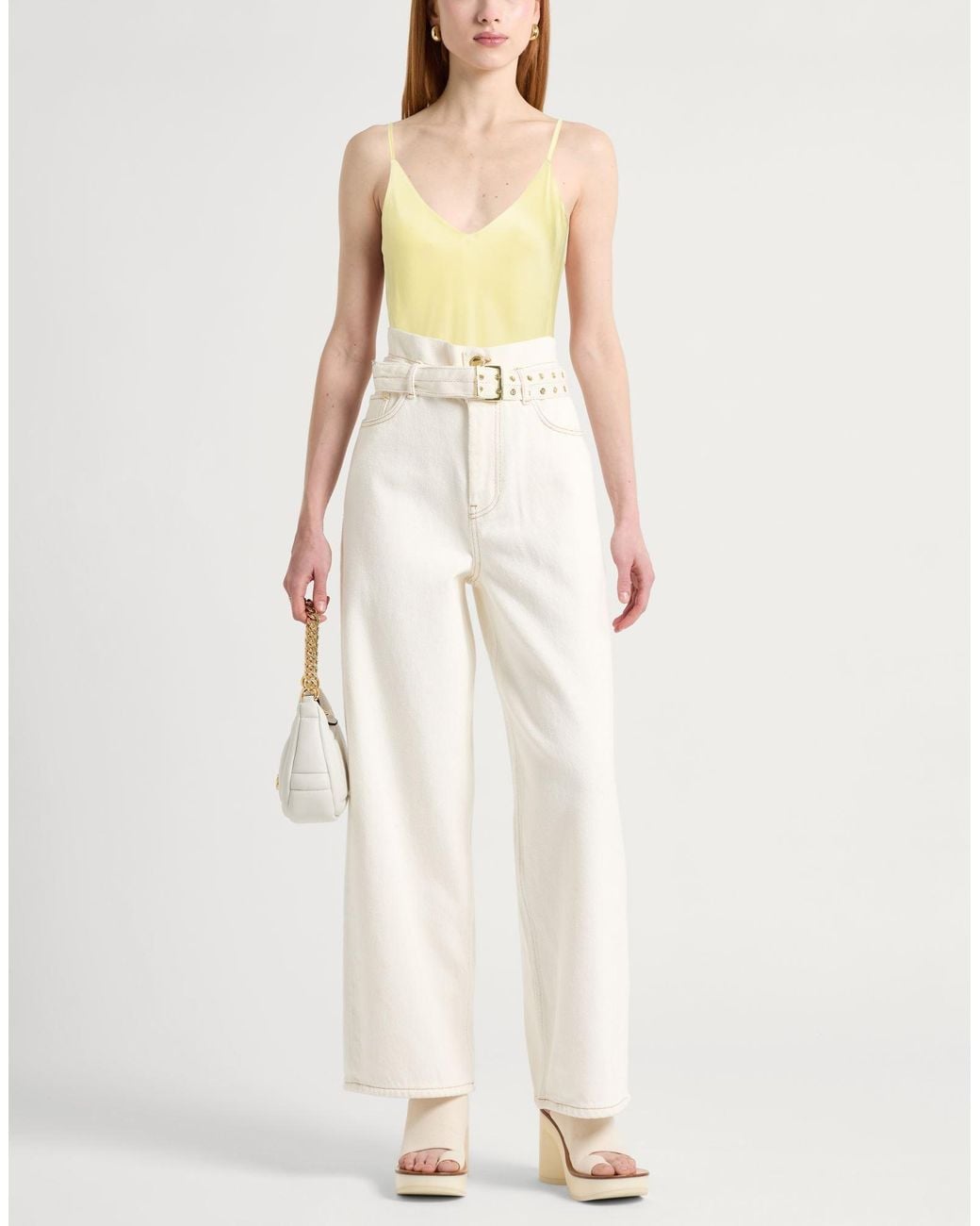 Haveone Yellow Top Viscose, Elastane