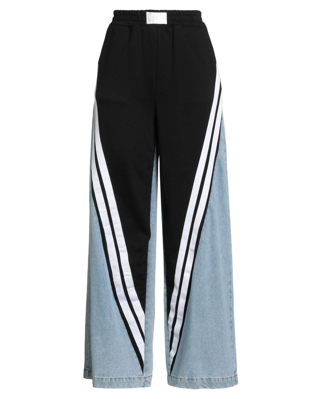 Gaelle Paris Black Jeans Cotton, Polyester
