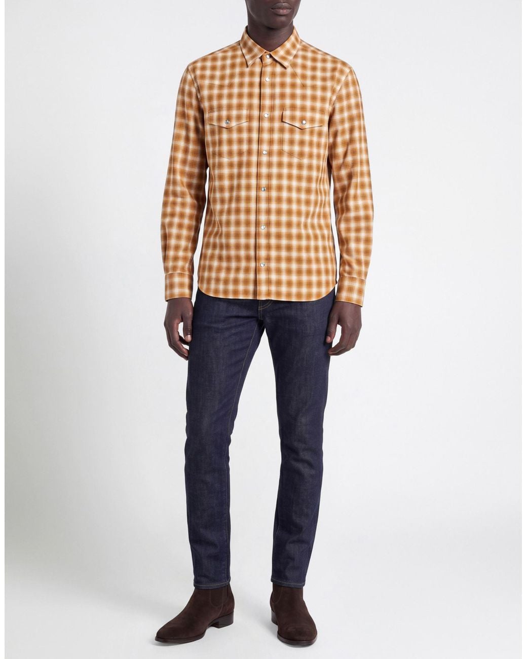 Camisa Tom Ford de hombre de color Brown
