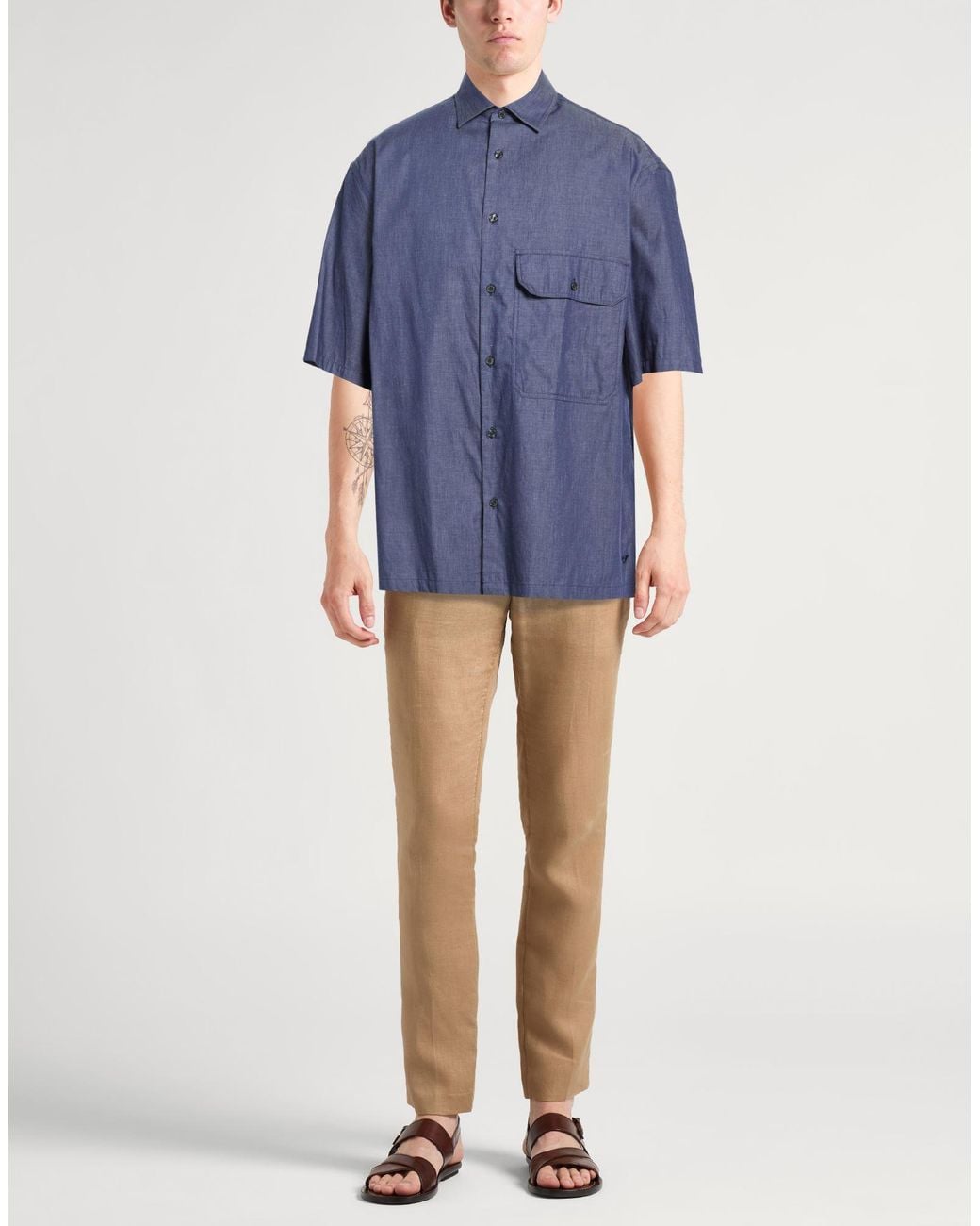 Emporio Armani Blue Shirts for men