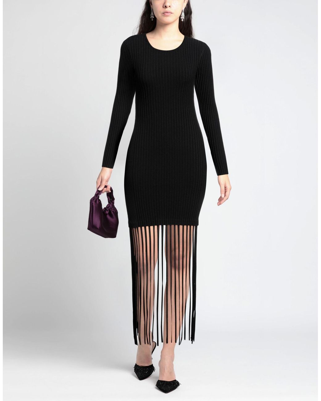 Ganni Black Maxi Dress