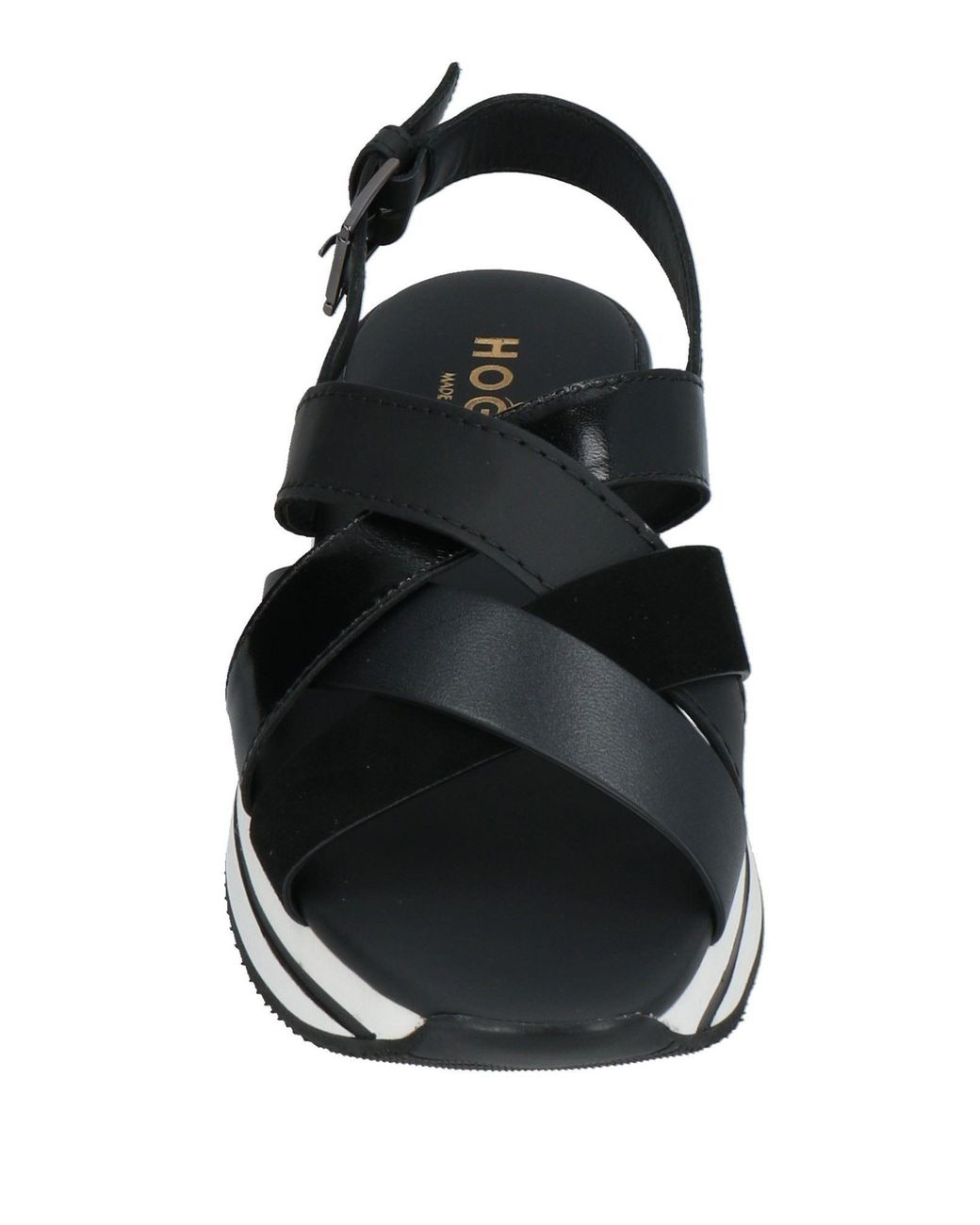 Hogan Black Sandals Leather