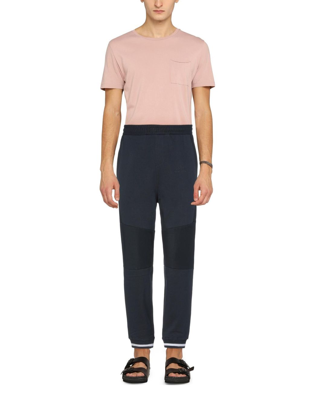ARMANI EXCHANGE Blue Pants Cotton, Polyester, Elastane for men