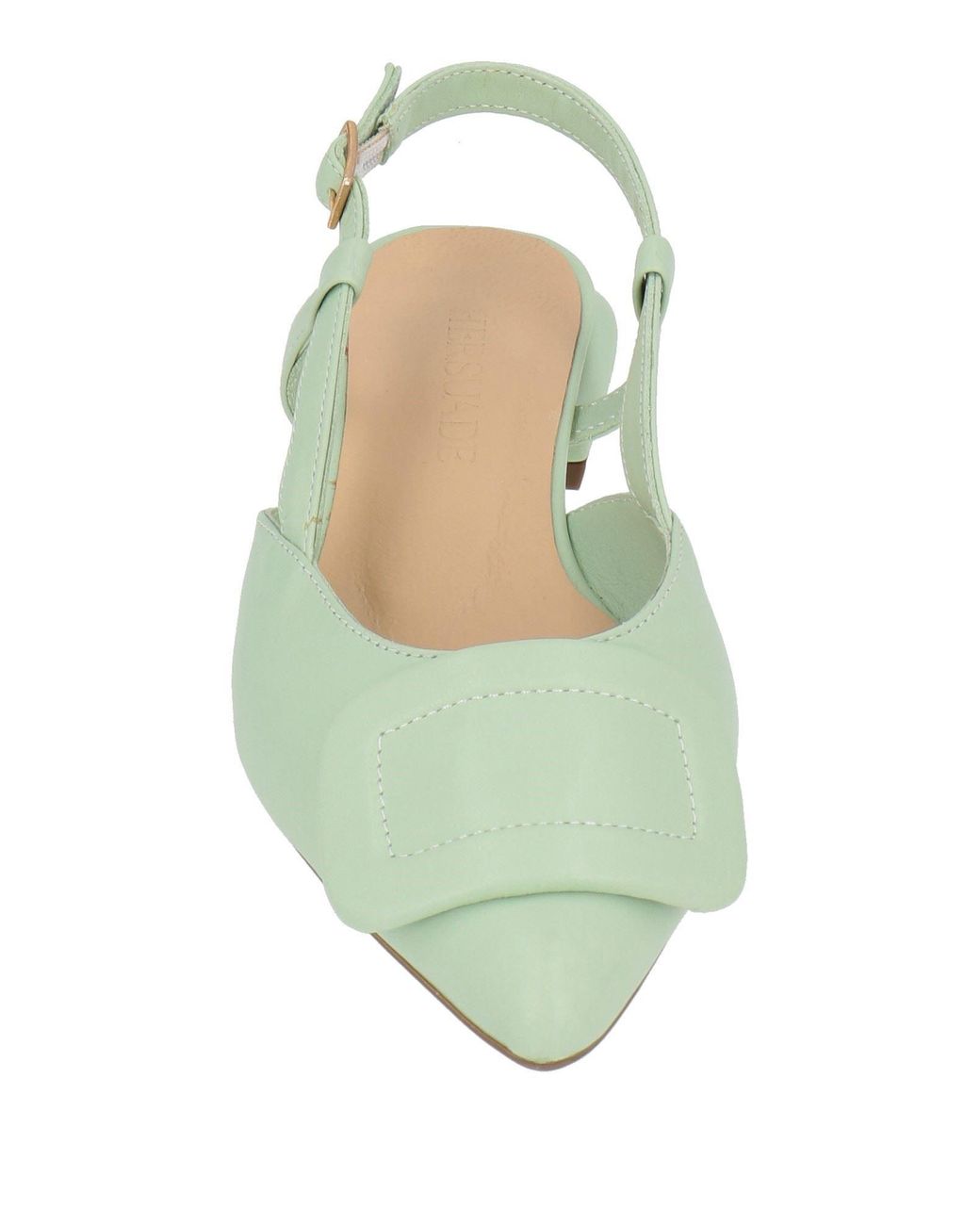 Hersuade Green Light Ballet Flats Leather