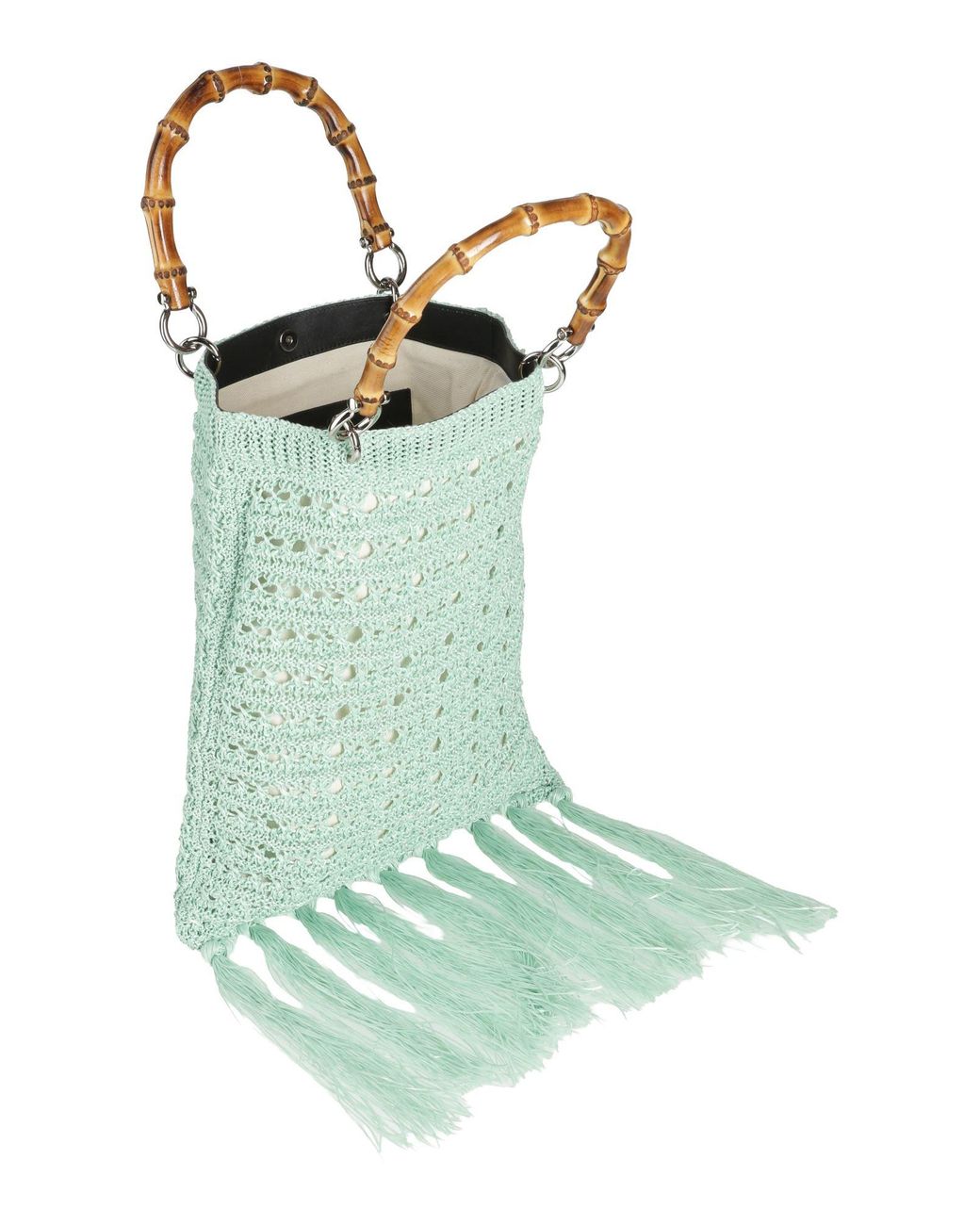 Erika Cavallini Semi Couture Green Handbag Polyester