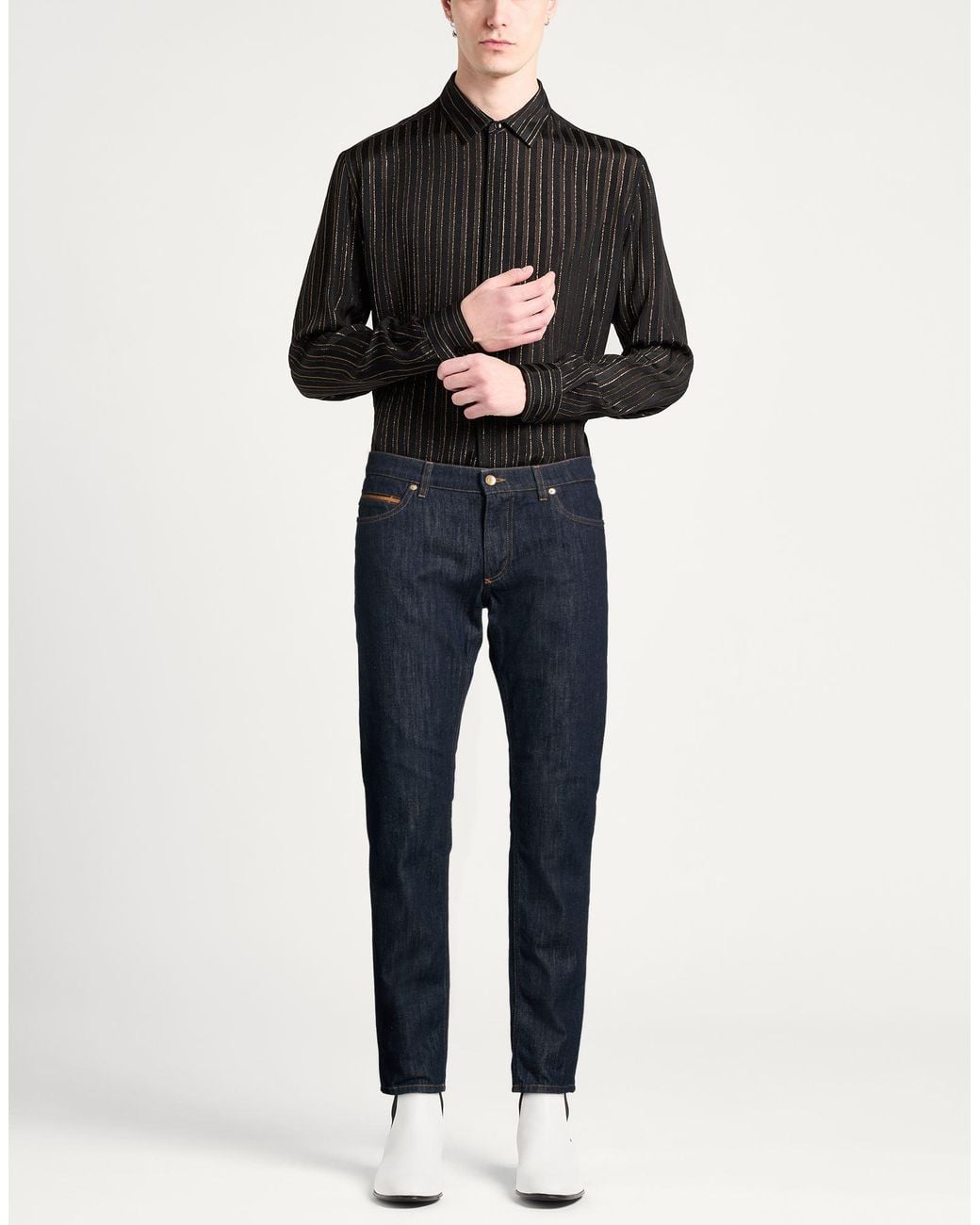 Dolce & Gabbana Blue Jeans Cotton, Elastane for men