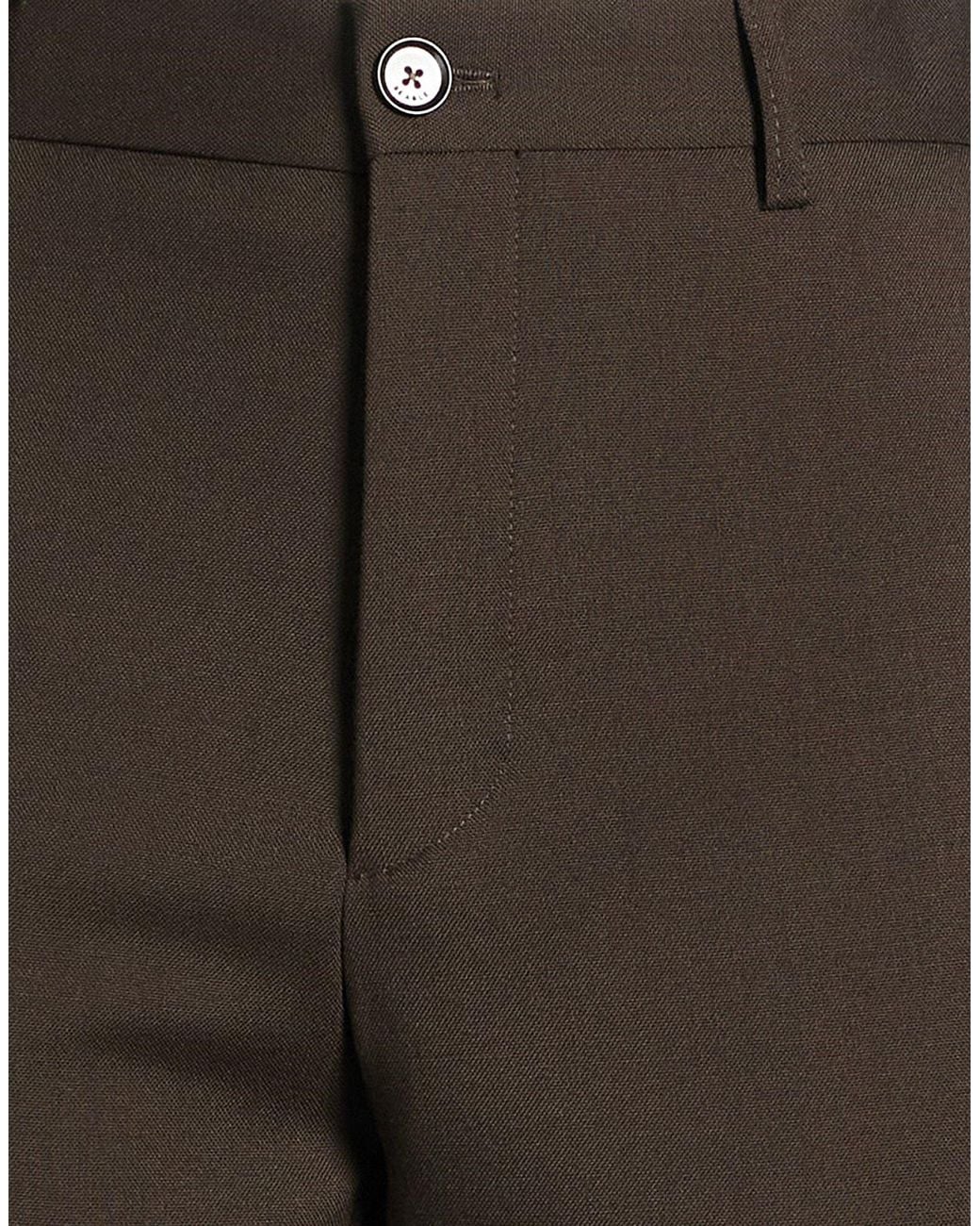 BE ABLE Gray Dark Pants Virgin Wool