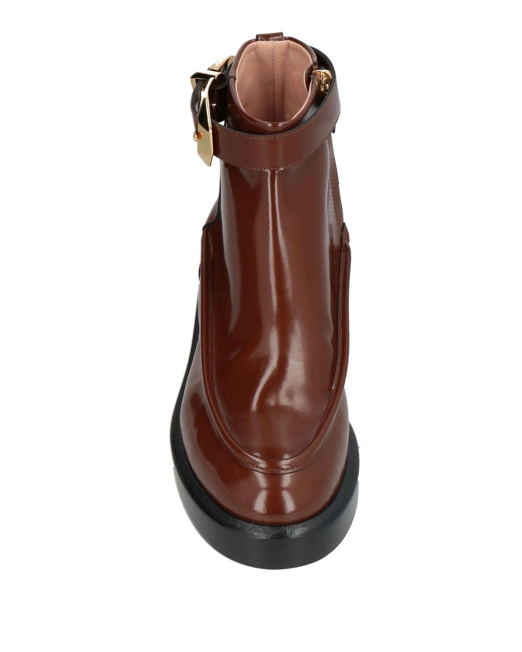 Alberta Ferretti Brown Ankle Boots