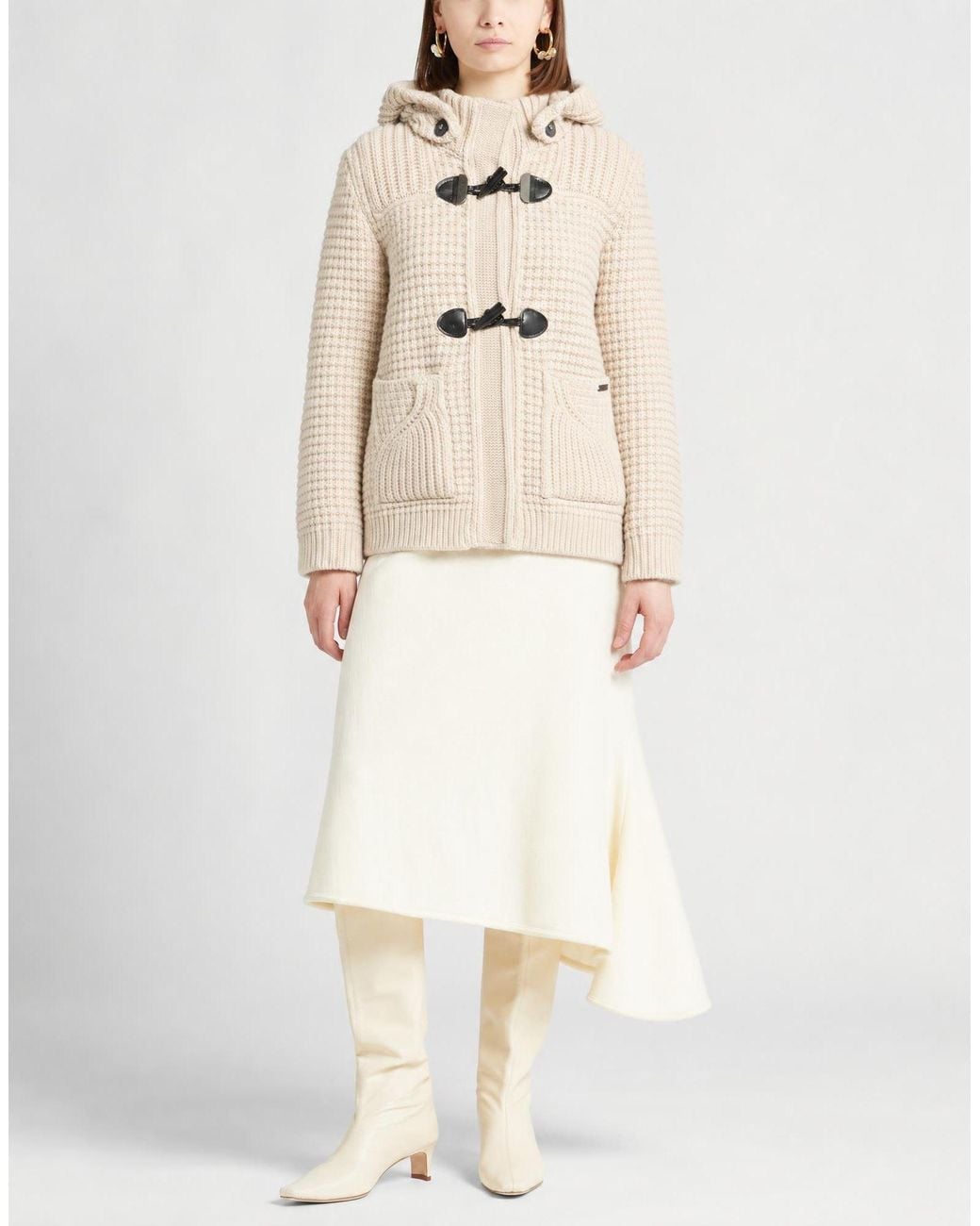 Bark Natural Ivory Coat Wool, Polyamide