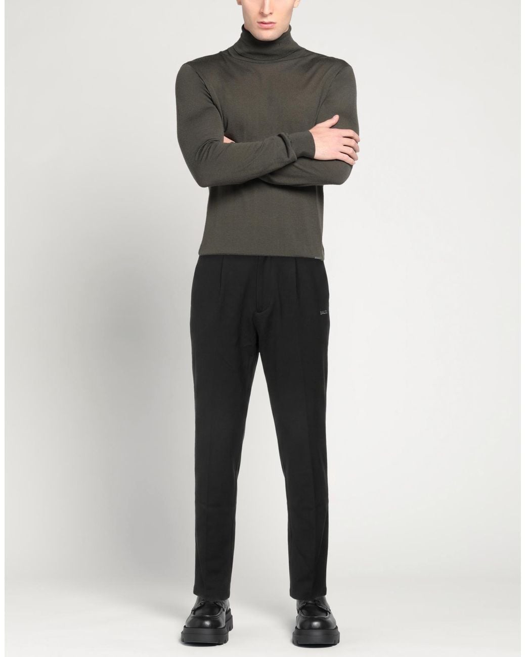 BALR Black Pants Cotton, Polyester for men