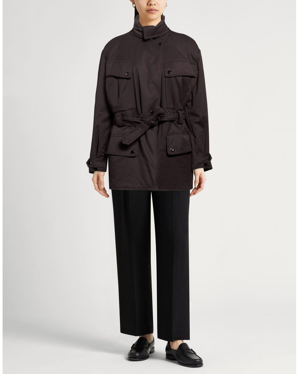 ANDAMANE Black Dark Jacket Polyester, Polyamide