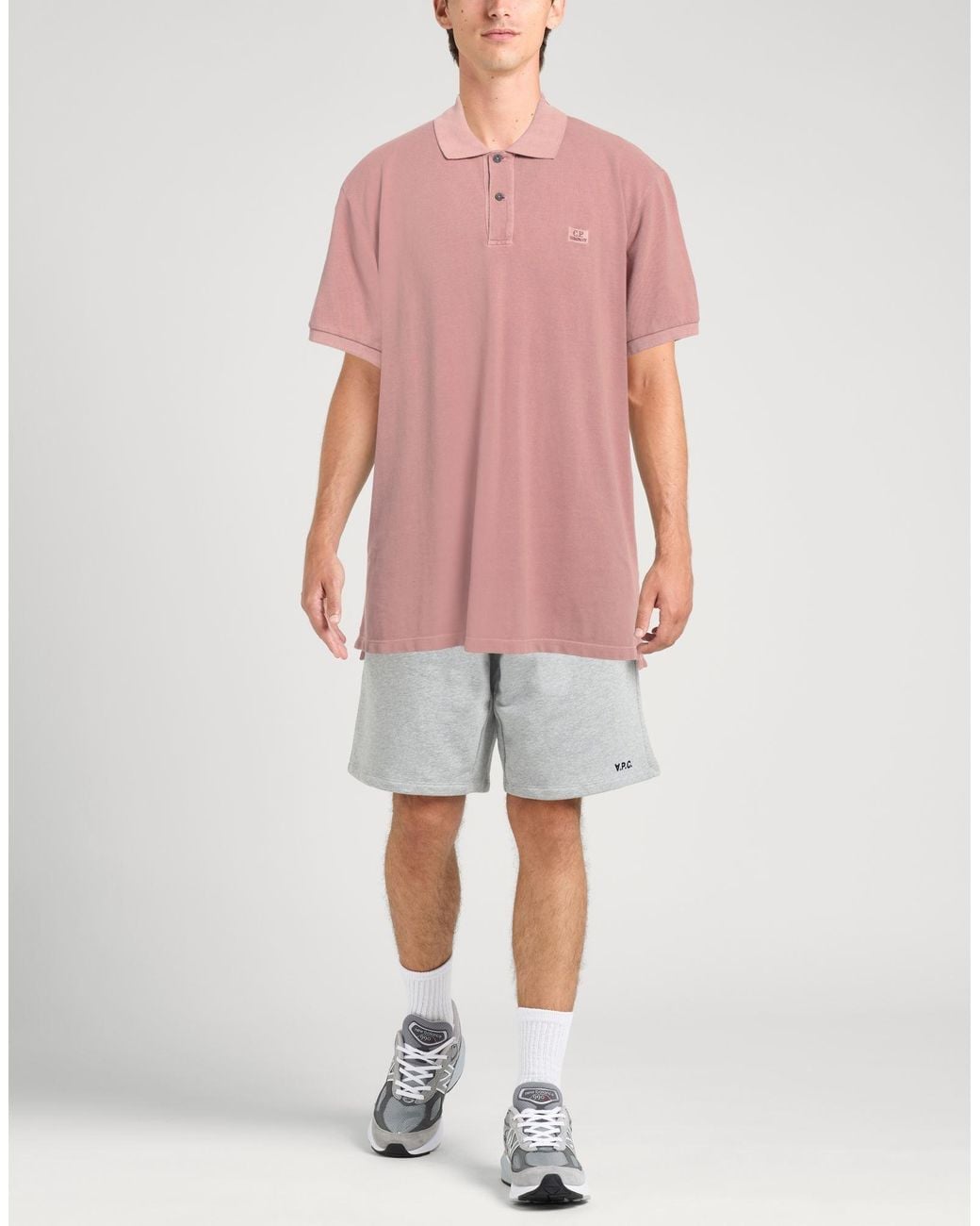 C P Company Pink Polo Shirt for men