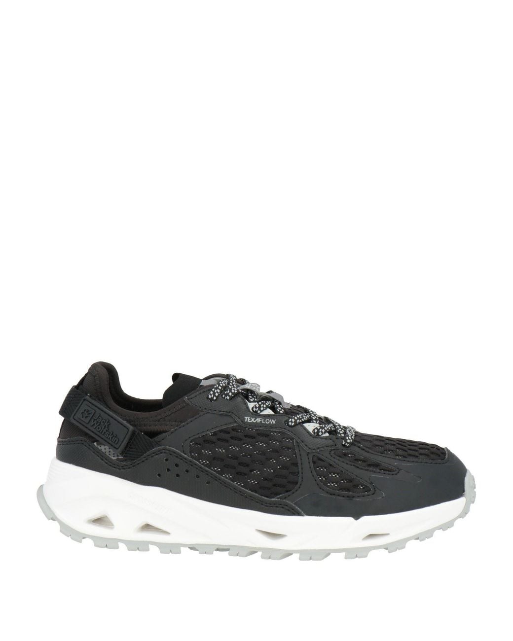 Jack Wolfskin Black Sneakers Textile Fibers