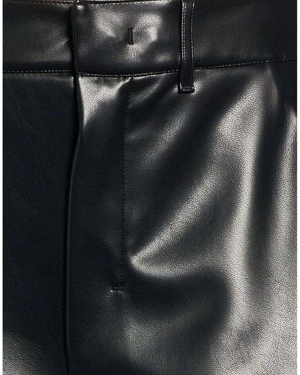 Max Mara Black Pants Polyester, Polyurethane Resin