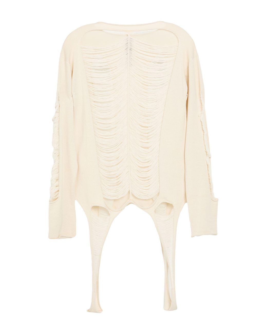 Rick Owens White Sweater Virgin Wool for men