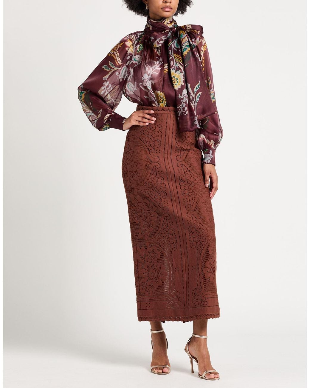 Top Etro de color Purple