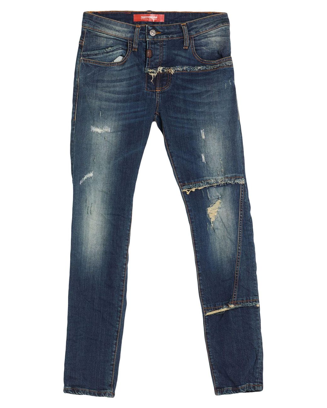 Takeshy Kurosawa Blue Jeans Cotton, Elastane for men