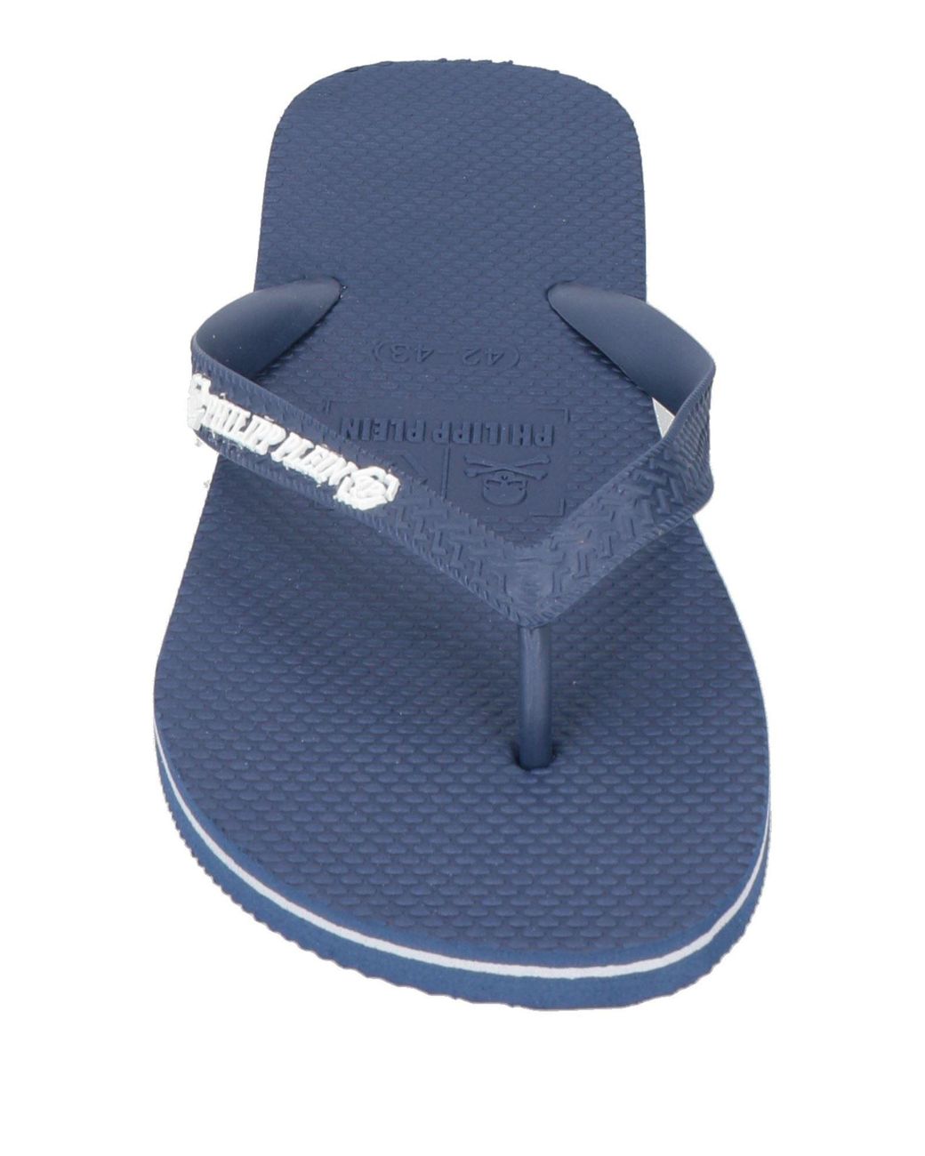 Philipp Plein Blue Thong Sandal for men