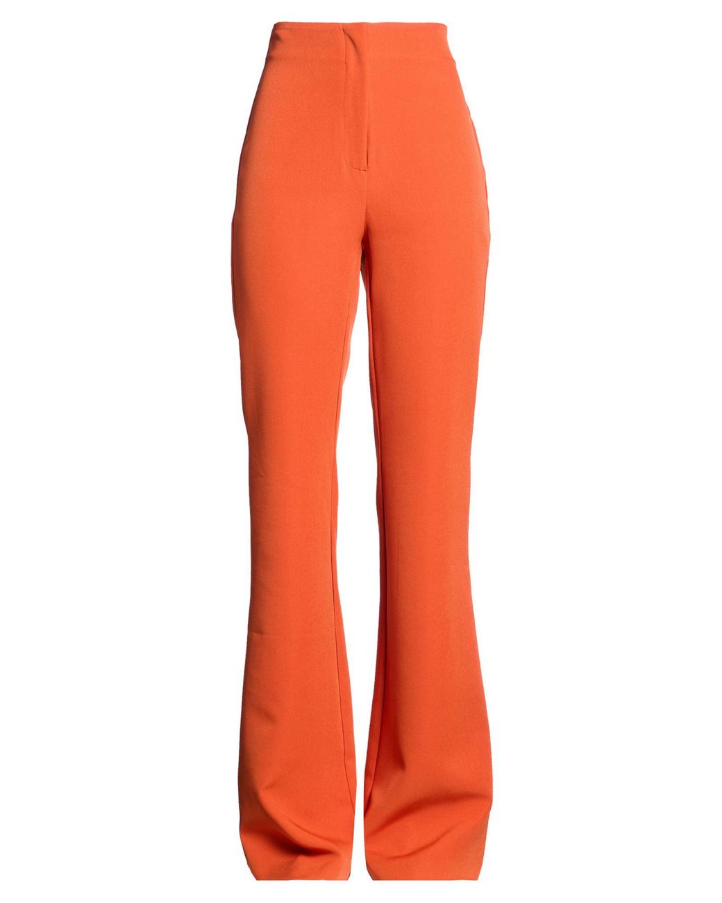 W Les Femmes By Babylon Orange Pants Polyamide, Elastane