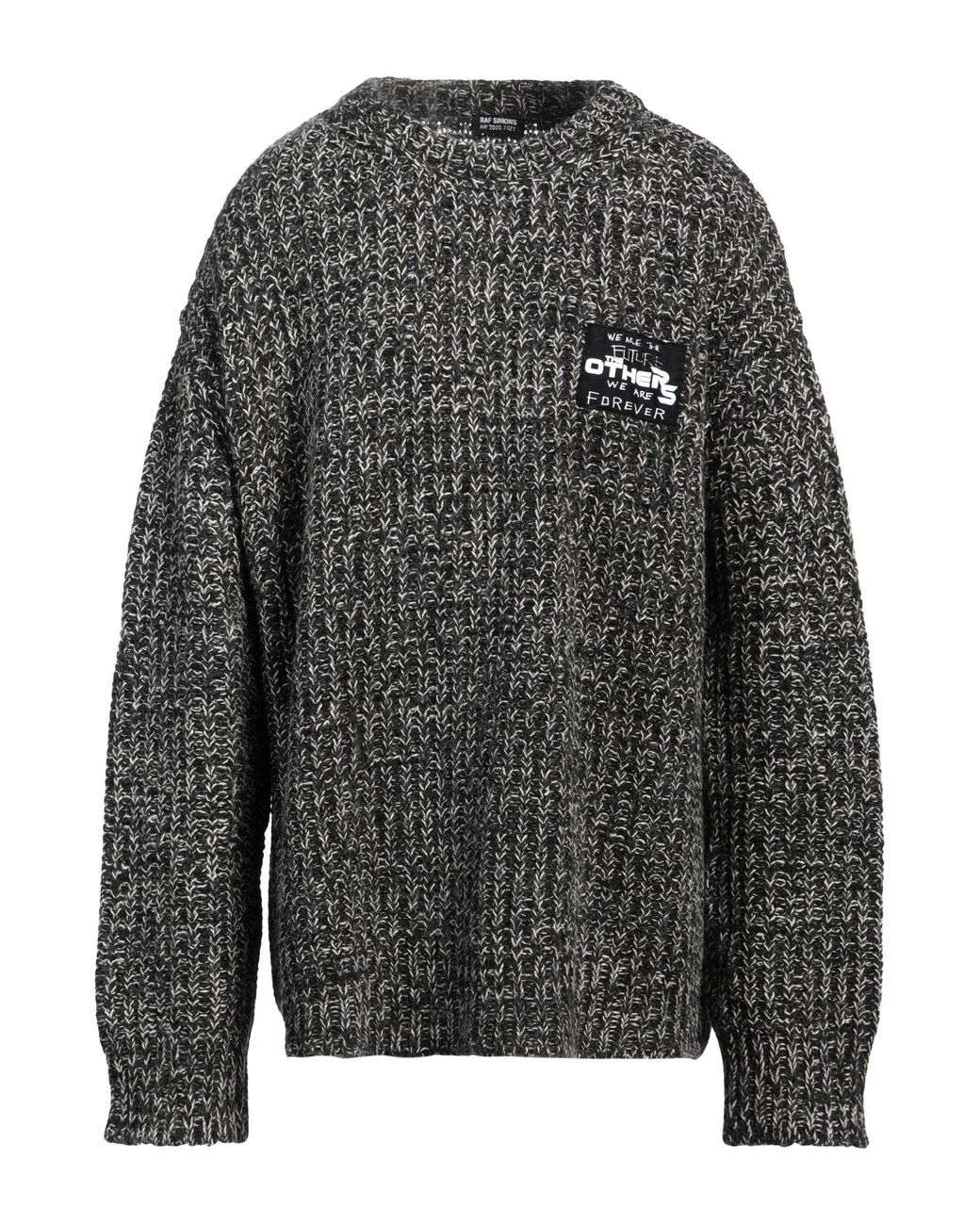 raf-simons-Black-Sweater-Wool-