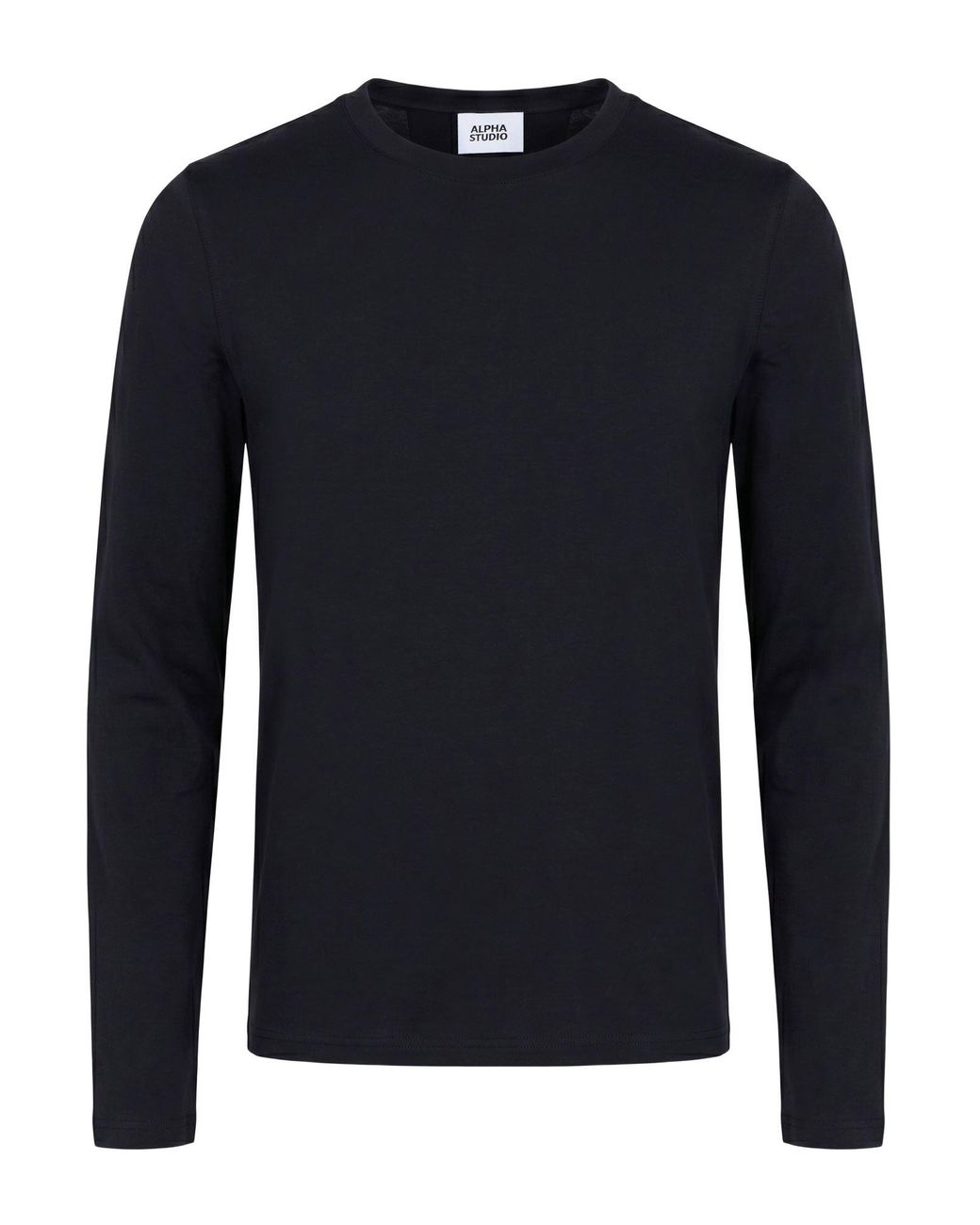 Alpha Studio Blue T-Shirt Cotton, Elastane for men