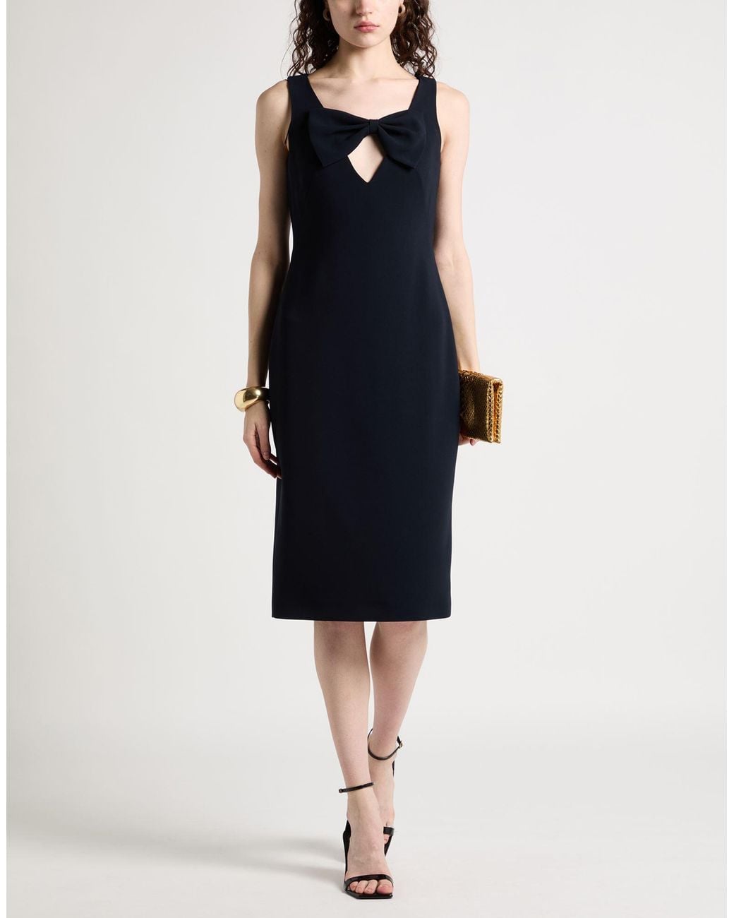 Max Mara Black Midi Dress