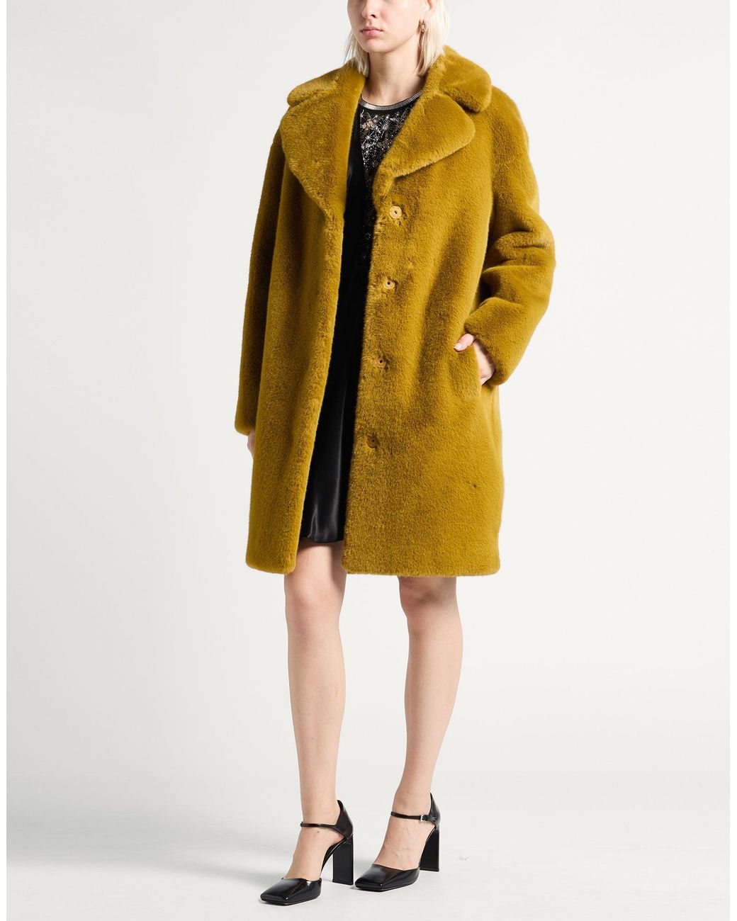Stand Studio Yellow Shearling & Teddy