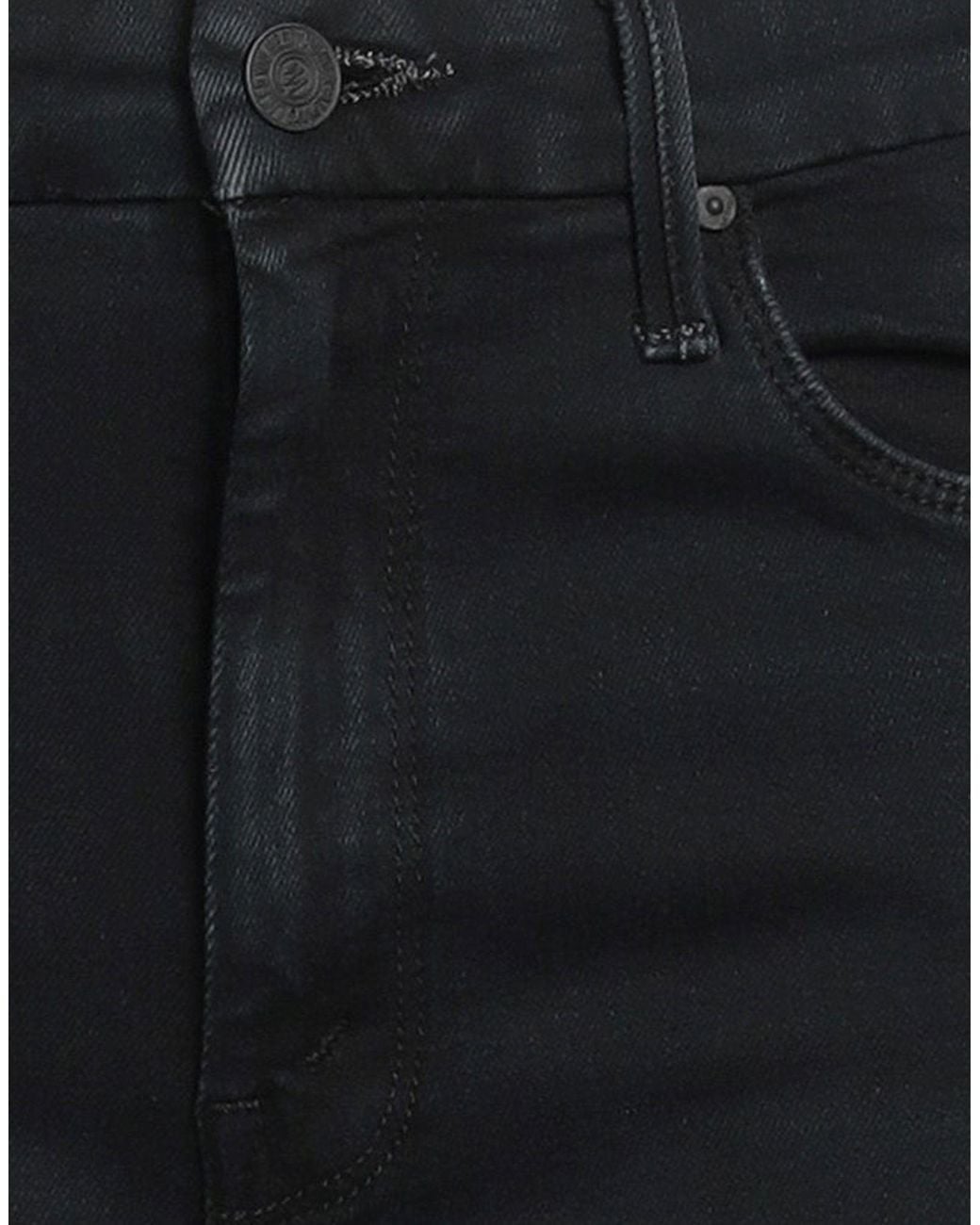 Mother Black Jeans Cotton, Polyester, Elastane