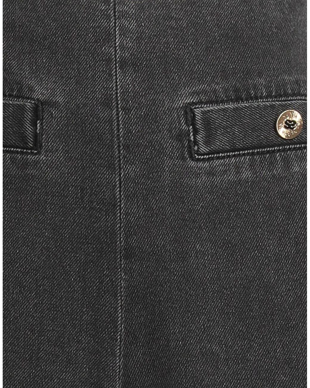 Sandro Gray Jeans Cotton