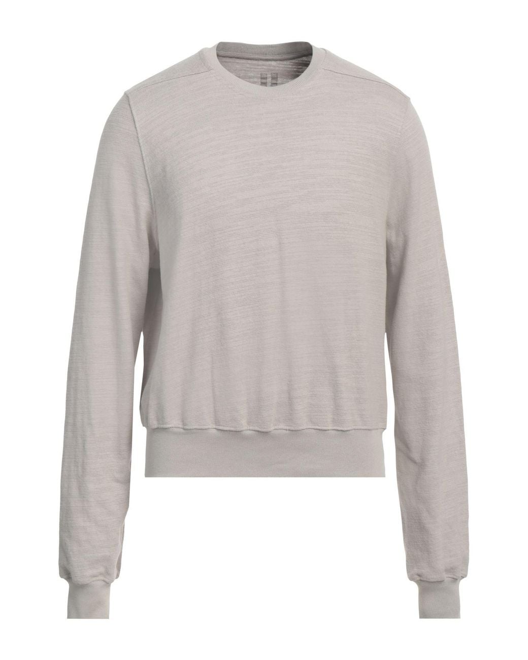 Rick Owens Gray Sweatshirt Cotton for men