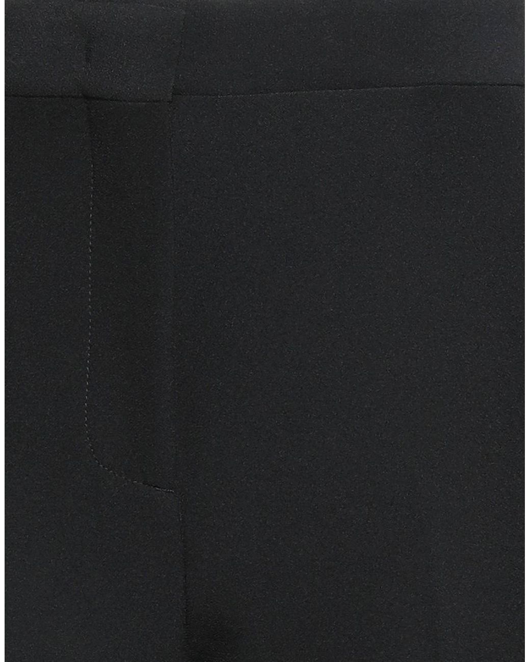 MSGM Black Pants Polyester, Elastane