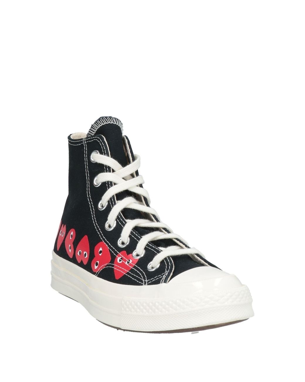 CONVERSE x COMME des GARÇONS PLAY Black Trainers