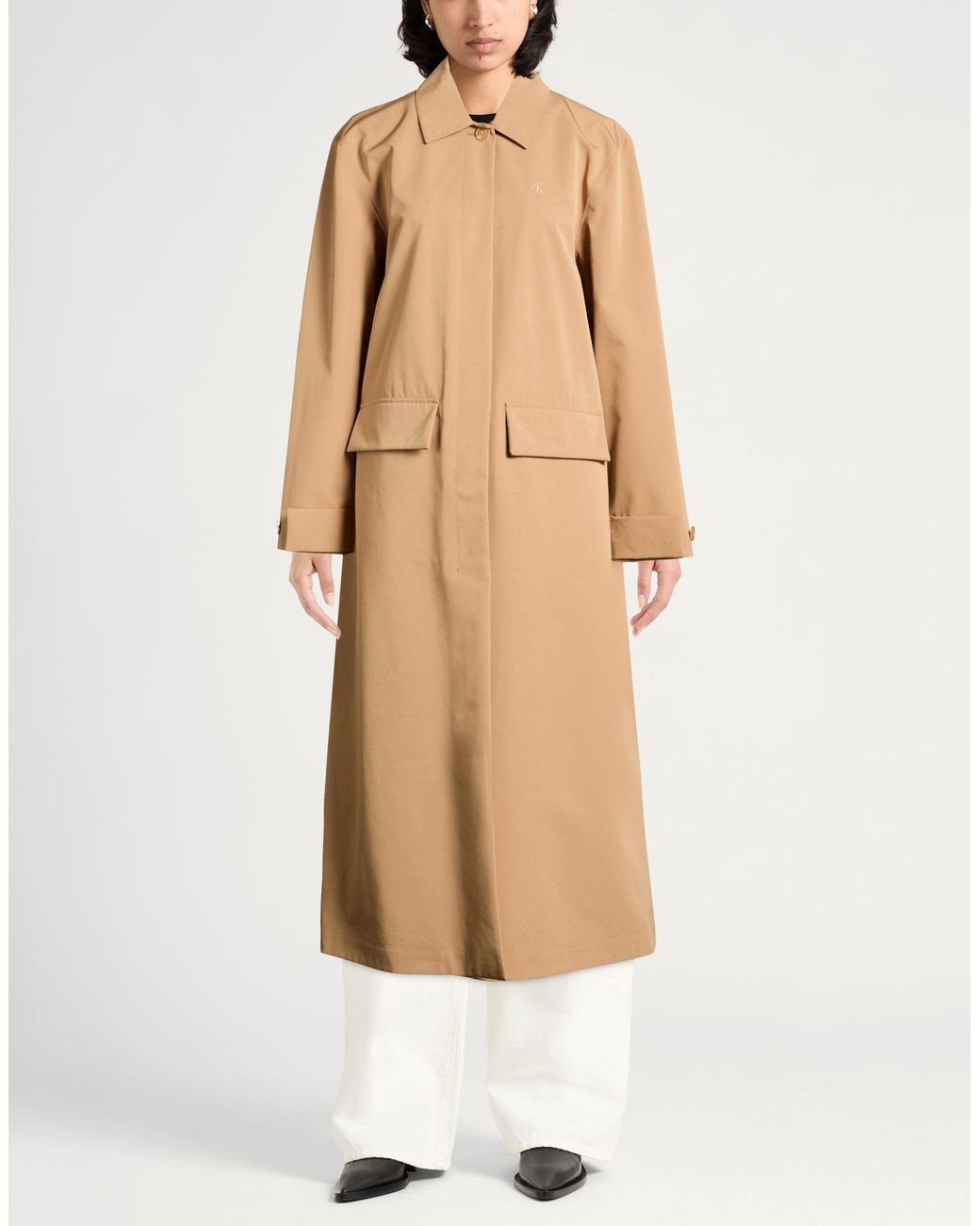 Calvin Klein Natural Overcoat & Trench Coat