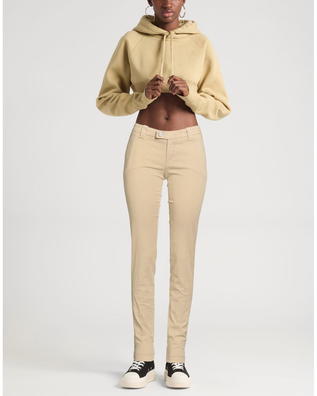 Jacob Cohen Natural Pants Cotton, Elastane