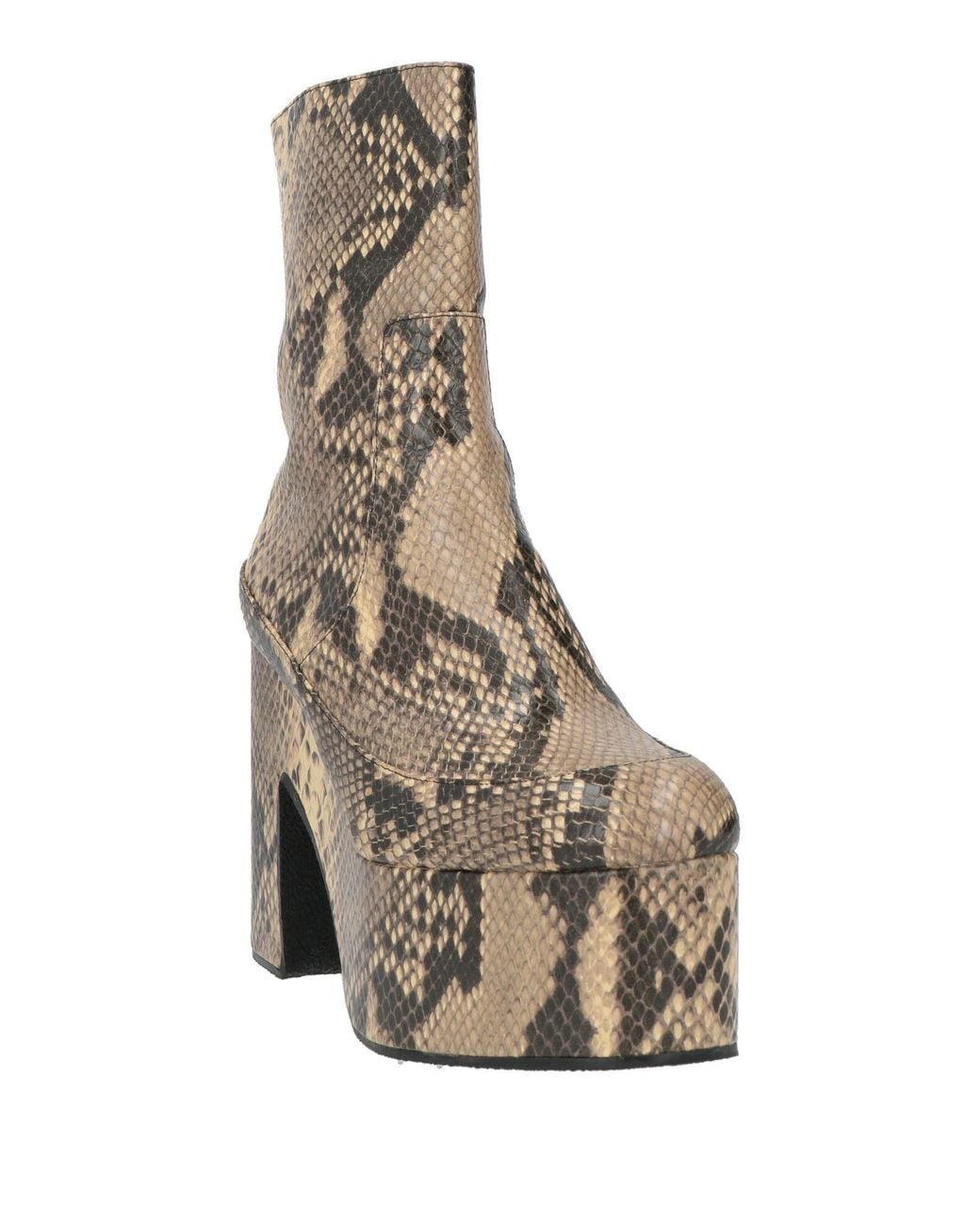 Dries Van Noten Brown Stiefelette