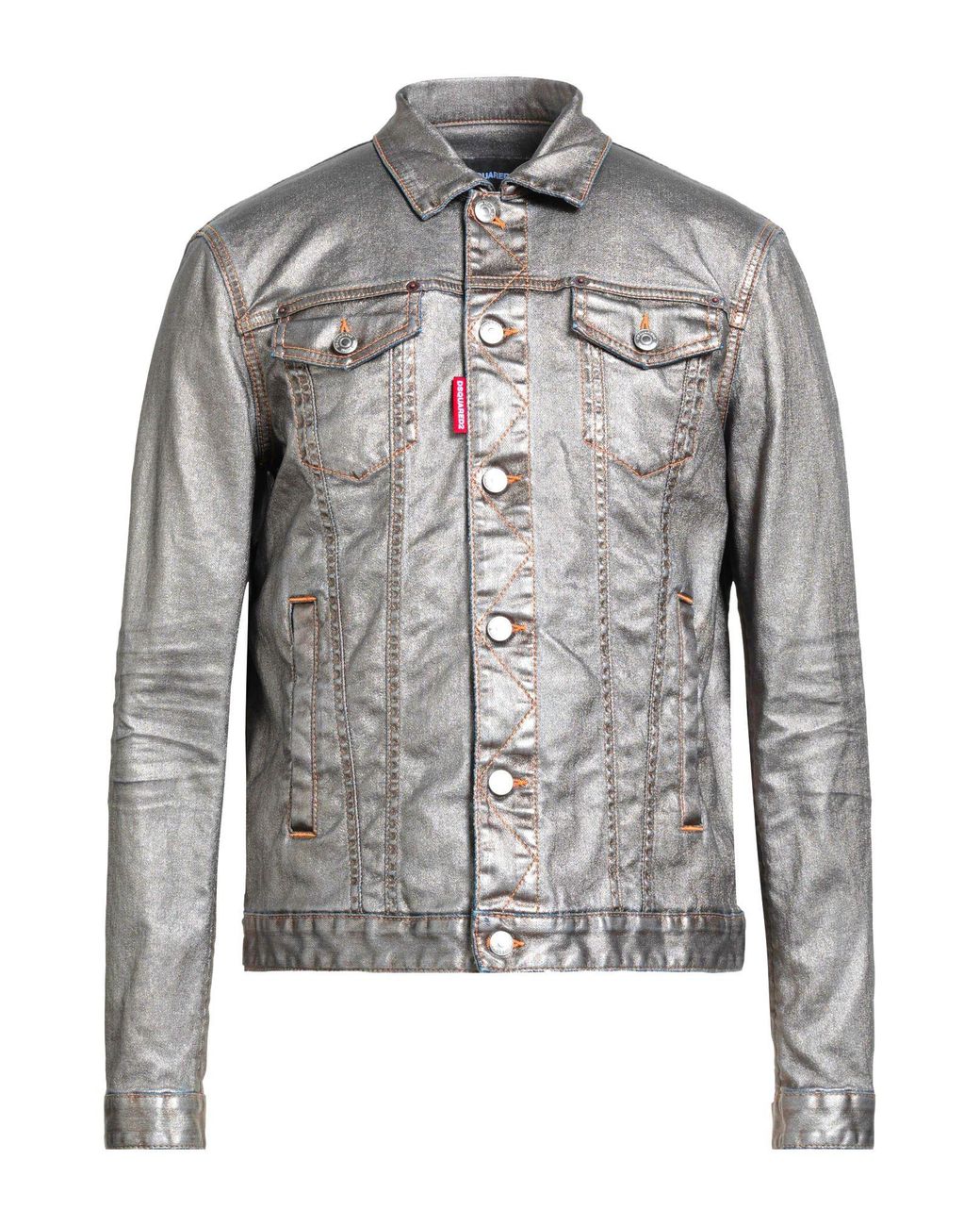 DSquared² Gray Denim Outerwear for men