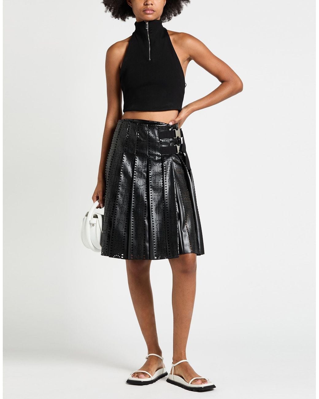 Iceberg Black Midi Skirts