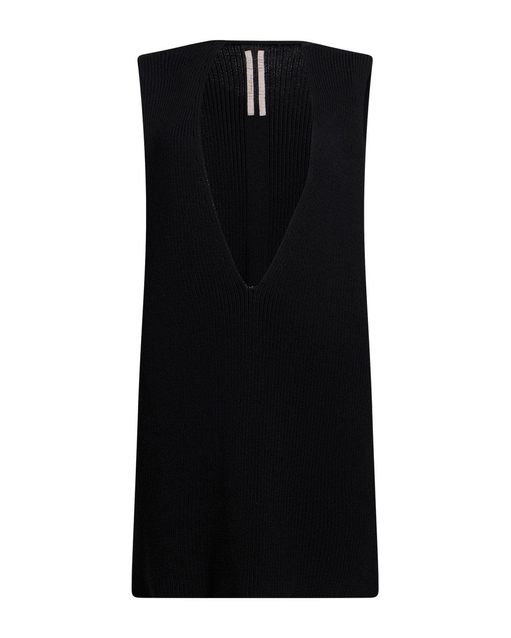 Rick Owens Black Sweater Virgin Wool for men