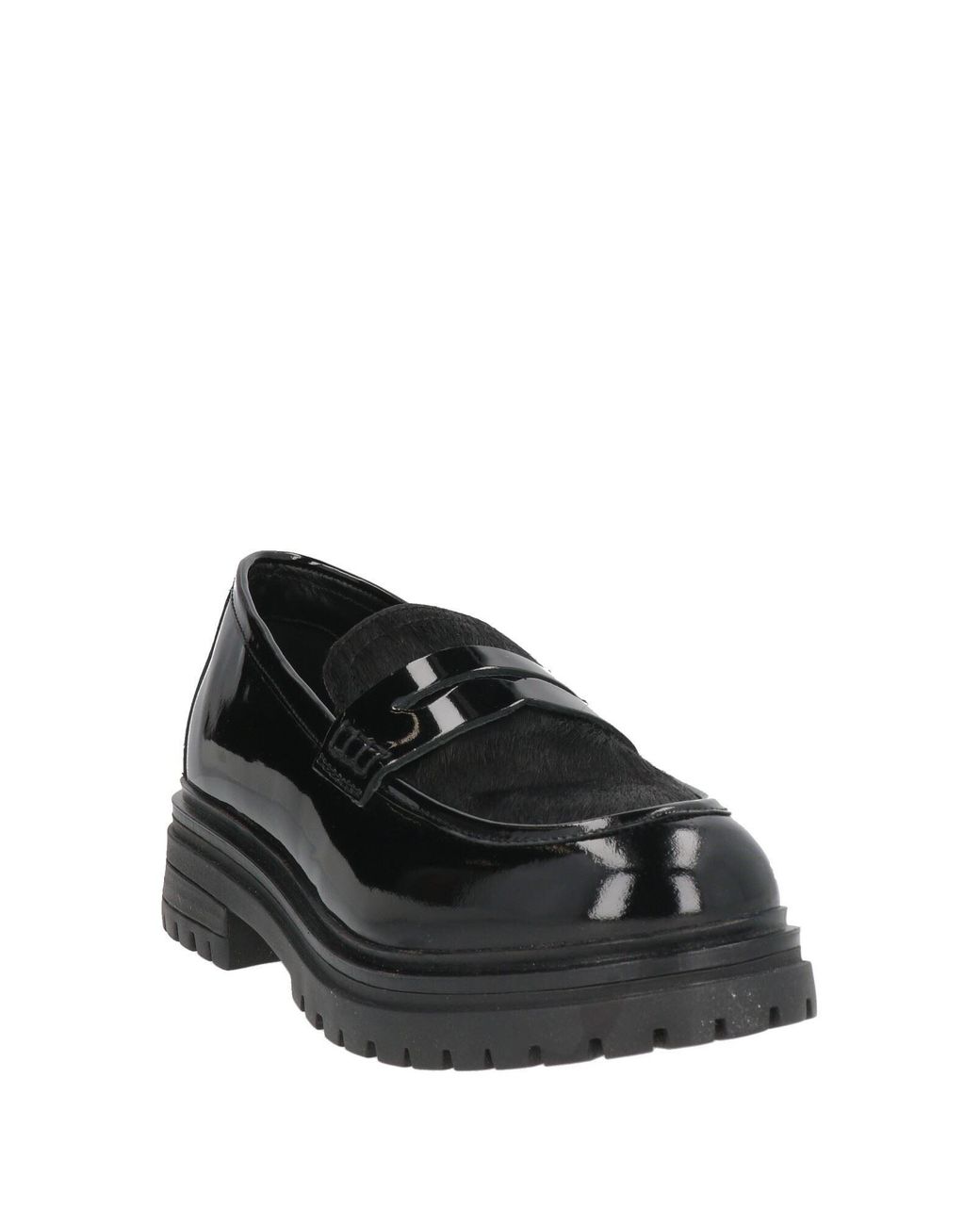Emanuélle Vee Black Loafers Leather