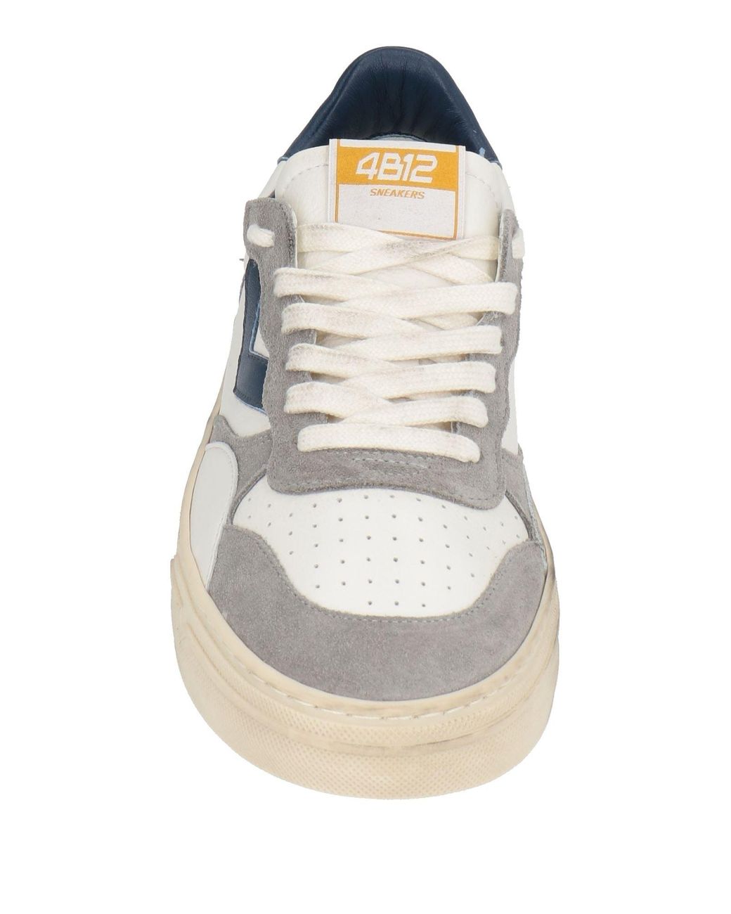4b12 White Trainers for men