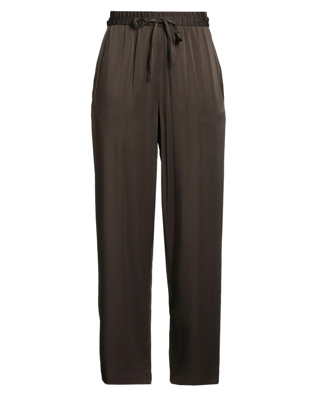 Isabel Marant Gray Military Pants Viscose, Acetate