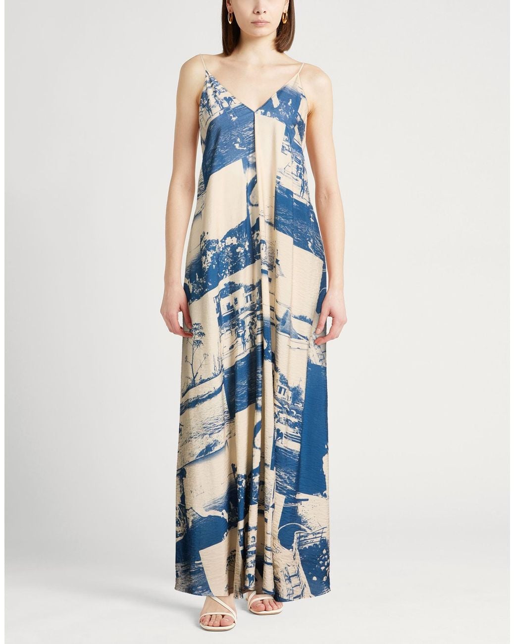 Alysi Blue Maxi Dresses