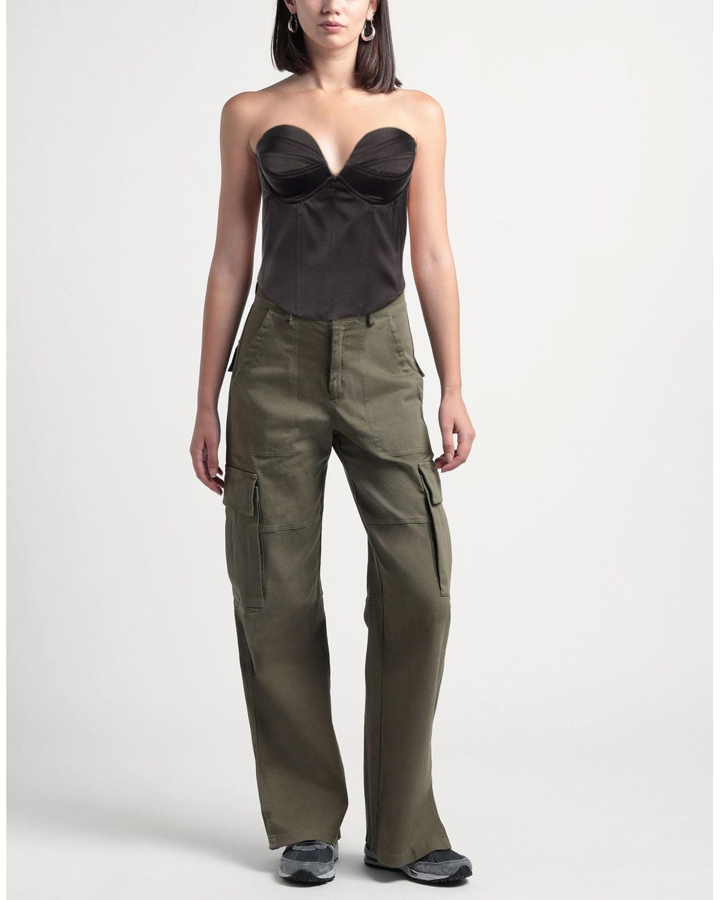 SILENCE LIMITED Black Top Pes, Elastane